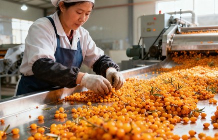 Sea Buckthorn Processing from Fruit to Oil and Juice
