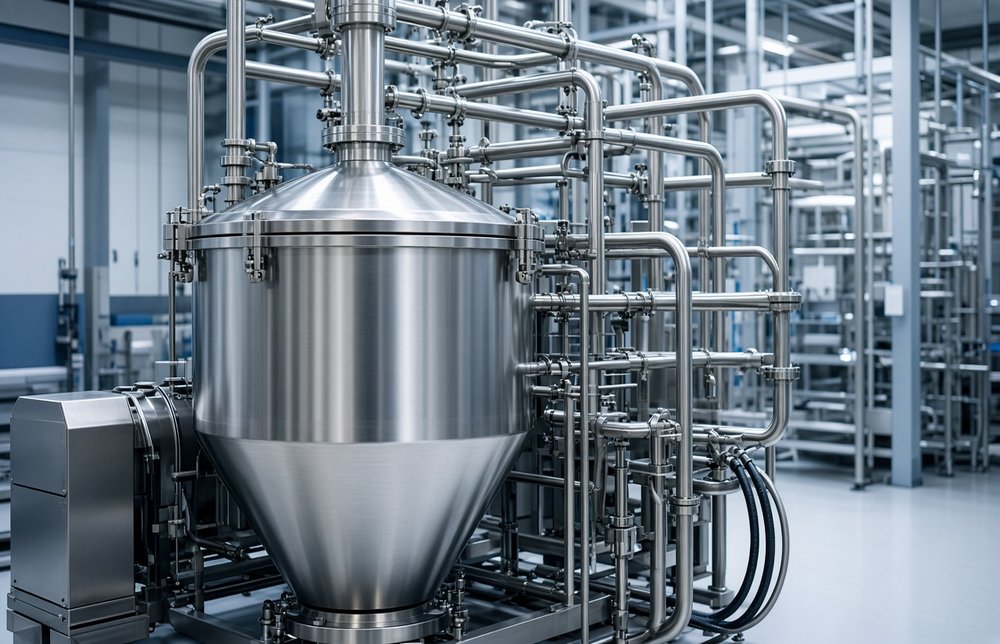 Disc stack centrifuge for probiotic fermentation broth clarification