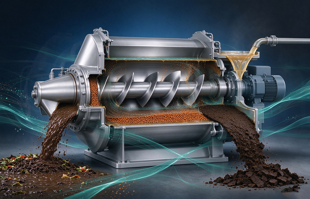 Dewatering the Solids and the Digestate